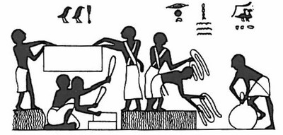 図１　エジプトのベニハッサン墳墓の壁画.jpg