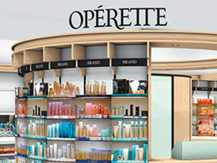 大賀薬局、化粧品専門店「オペレッタ」を開設