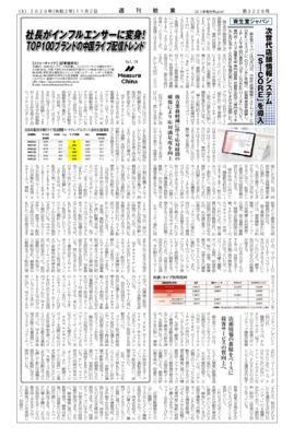 【週刊粧業】資生堂ジャパン、次世代店頭情報システム 「S₋CORE」を導入
